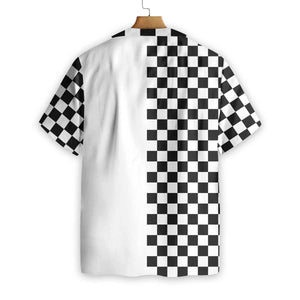 Personalized Checkboard Style Golf Hawaiian Shirt For Men & Women