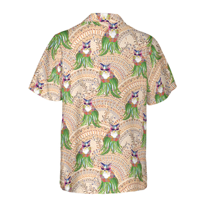 Cat Hula Hawaiian Shirt