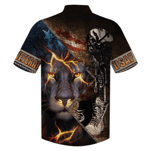 Veteran Lion U.S.A.F Veteran - Hawaiian Shirt