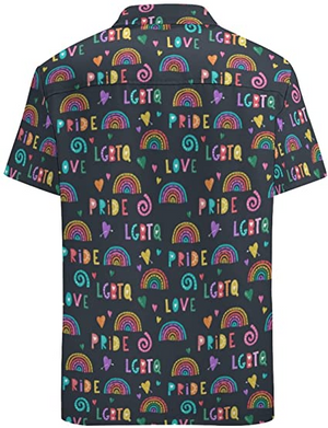 Rainbow Lgbt Print Summer - Hawaiian Shirt