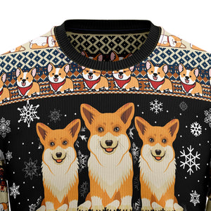 Pembroke Welsh Corgi Christmas Ugly Sweater