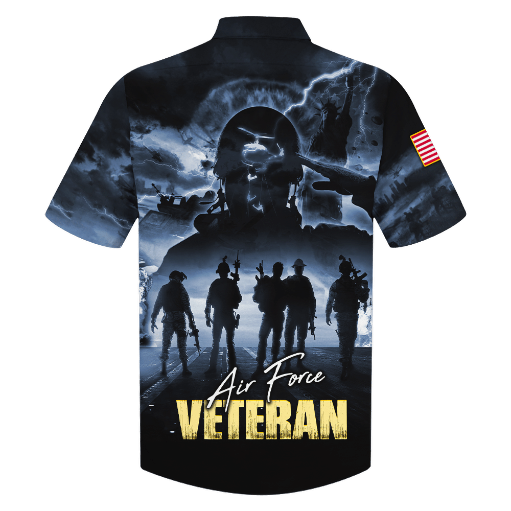 Veteran U.S.A Force Veteran Soldiers - Hawaiian Shirt