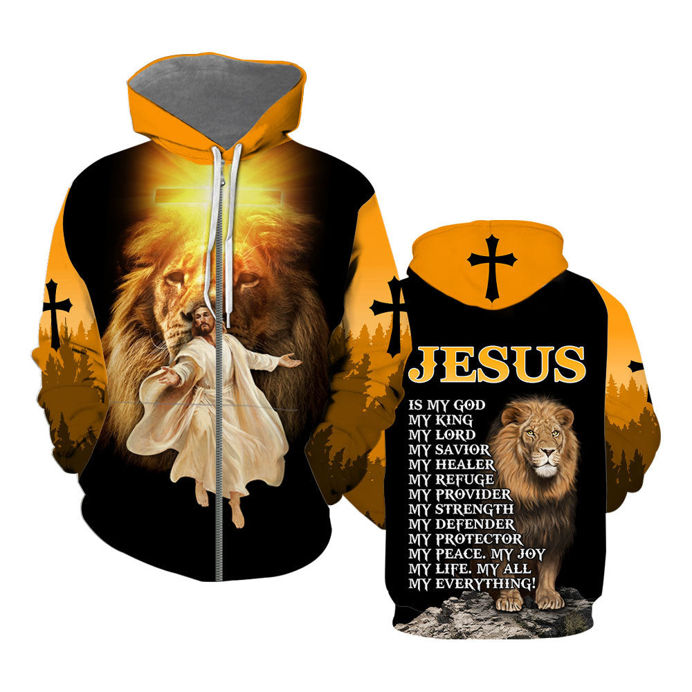 Jesus And Lion My Everything - Hoodie 