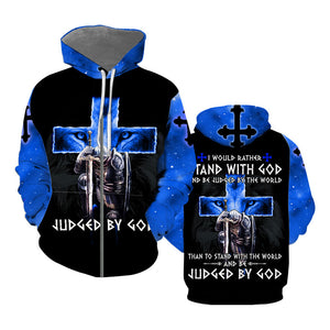 Judged By God Stand With Jesus - Hoodie 