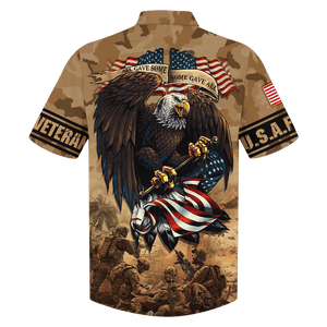 Air Force Eagle All Gave Some Army - Hawaiian Shirt