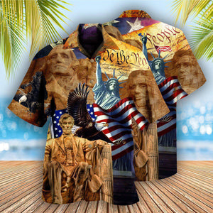 America Land Of Independence Day -  Hawaiian Shirt