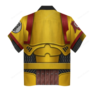 Warhammer Imperial Fists Captain - Costume Cosplay Hawaiian Shirt WHHS164