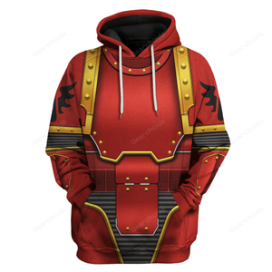 Warhammer Blood Angels In Mark III Power Armor - Fandom Hoodie Sweatshirt Sweatpants