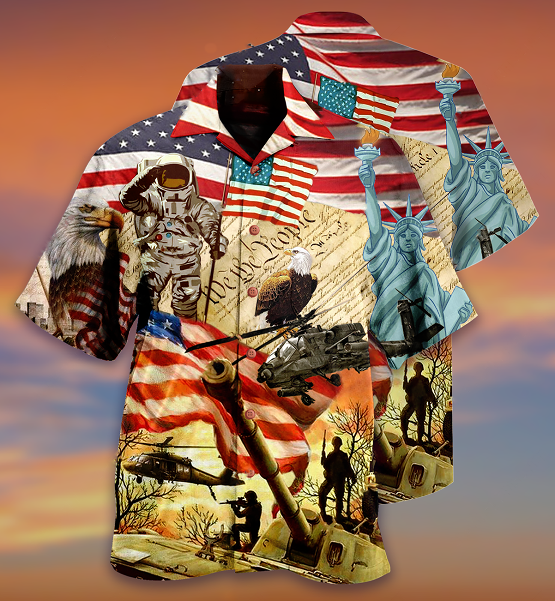 America Independence Day We The People -  Hawaiian Shirt