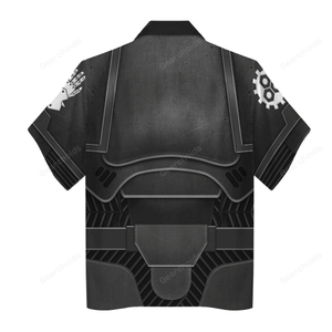 Warhammer Space Marines Iron Hands - Costume Cosplay Hawaiian Shirt WHHS05