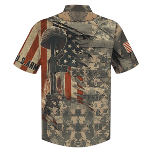 Us Army Veteran Gun - Hawaiian Shirt