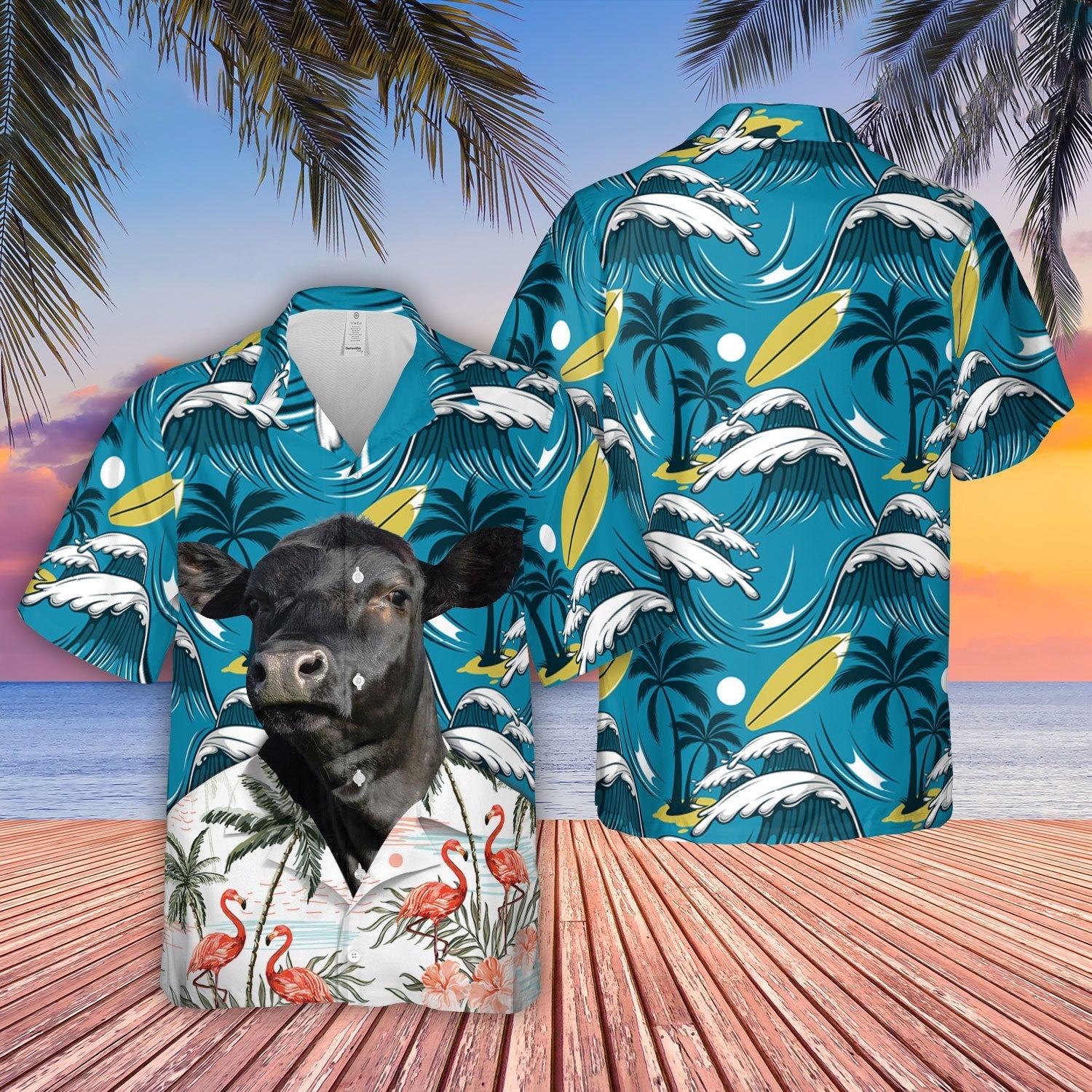 Unique Black Angus - Gift For Farmers - Hawaiian Shirt