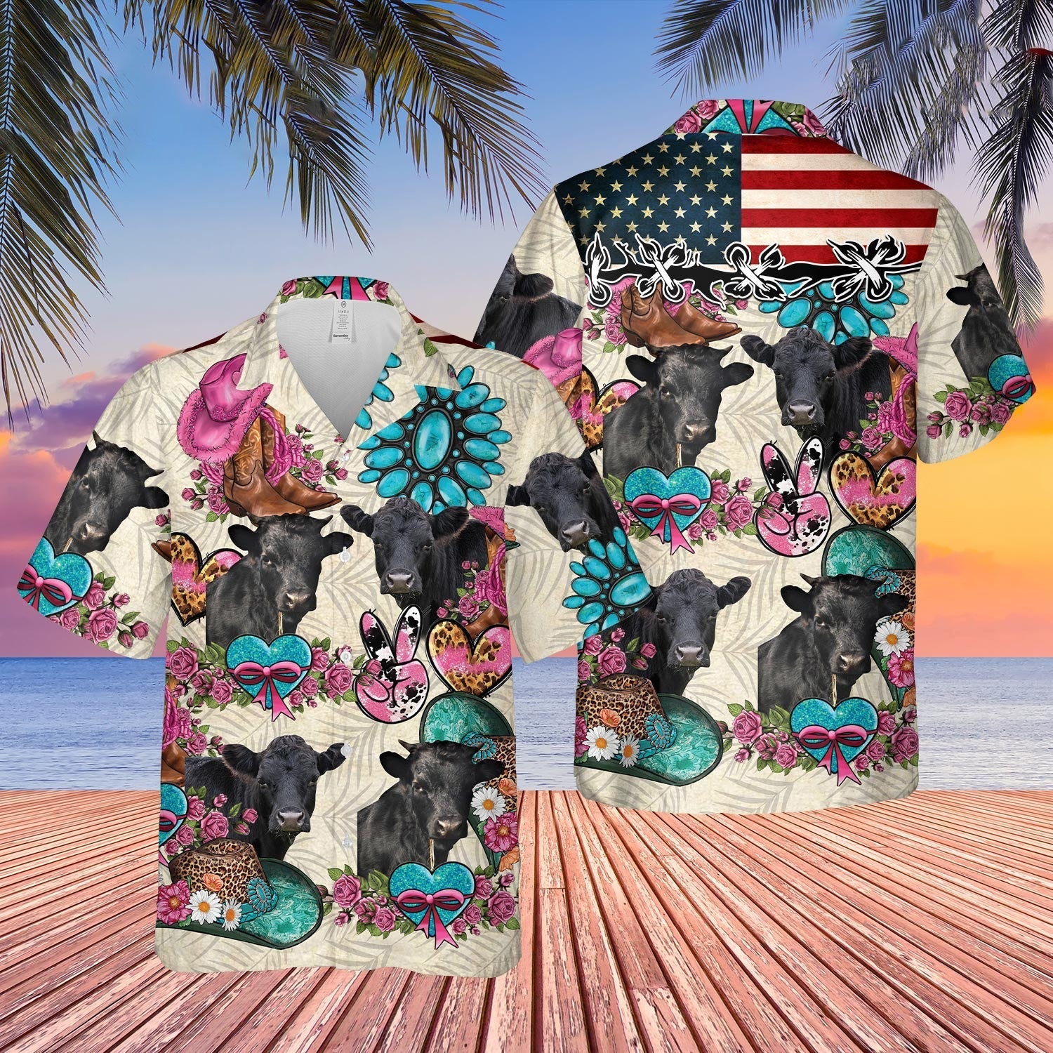 Unique Dexter Happiness Flowers 3D - Hawaiian Shirt