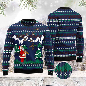 Hunting Duck Funny Ugly Sweater