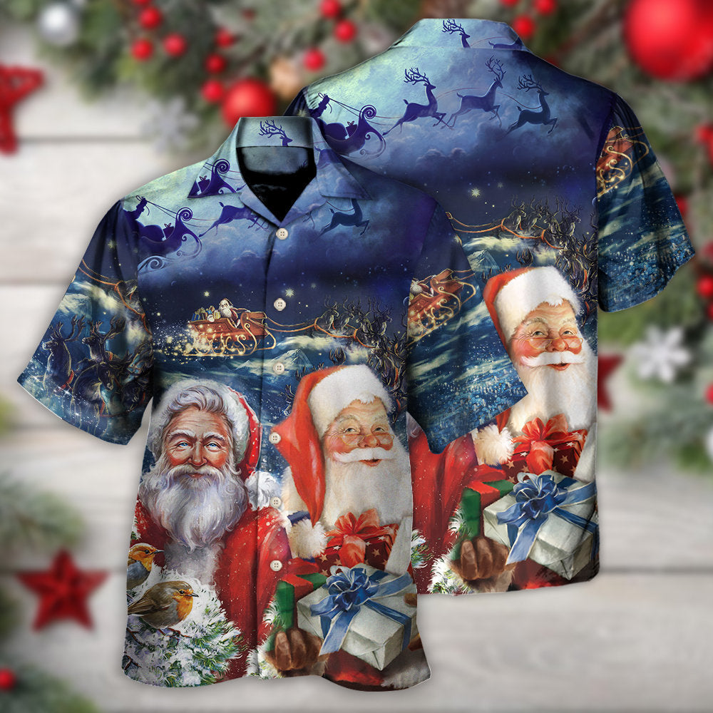 Christmas Santa Claus Snow - Gift For Men And Women - Hawaiian Shirt