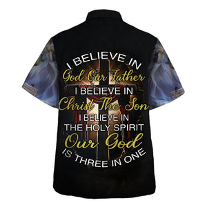 Believe In God Car Father Chris The Son - Hawaiian Shirt