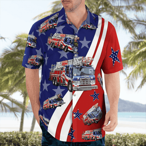 Napa Fire Department 4Th Of July - Hawaiian Shirt