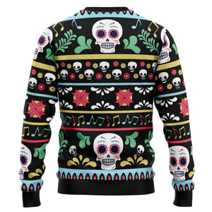 Skull Inside Christmas Ugly Sweater