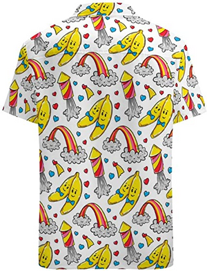 Banana Pride Month Rainbow Lgbt Print Summer - Hawaiian Shirt