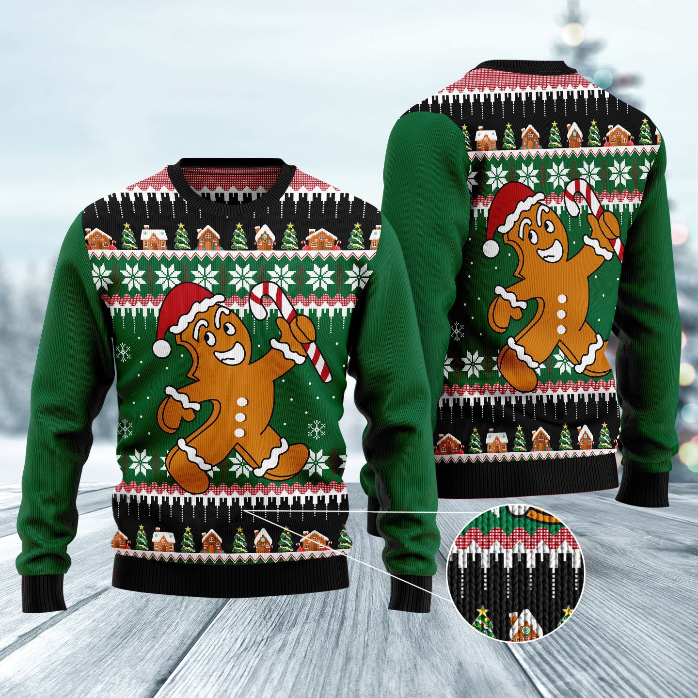 Xmas Gingerbread Man Christmas Ugly Sweater