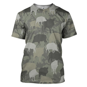 Boar Camo - T-Shirt