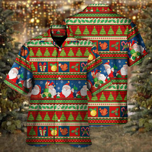 Christmas Santa Claus Happy Xmas - Hawaiian Shirt