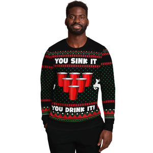 You Sink It You Drink It Ugly Christmas Sweater