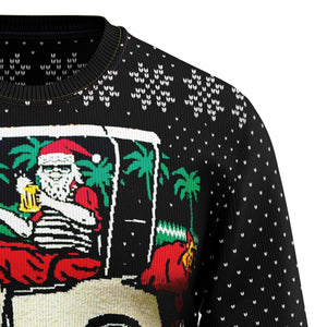 Golf Sucks Ugly Christmas Sweater