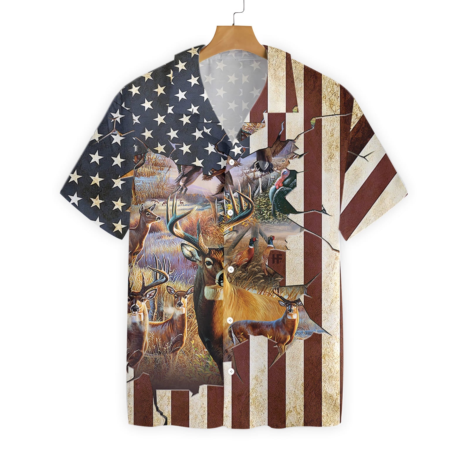 American Hunter Hawaiian Shirt