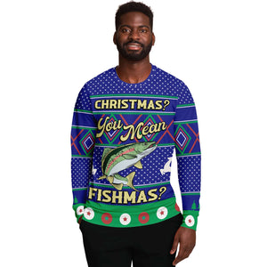 Fishmas Fishing Lover Ugly Christmas Sweater