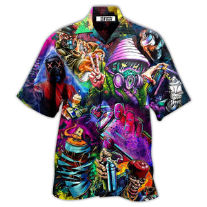 Hippie Say Hi Mysterious - Hawaiian Shirt