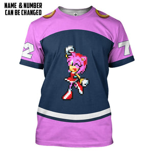 STH Amy Rose Costume Cosplay - Personalized T-Shirt