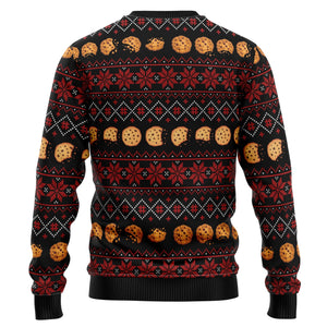 Just Here For The Cookies Ugly Christmas Sweater