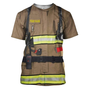 Personalized Firefighter - Costume Cosplay T-Shirt