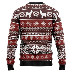 Llama Falalala Ugly Christmas Sweater