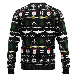 Santa Jaws Christmas Ugly Sweater