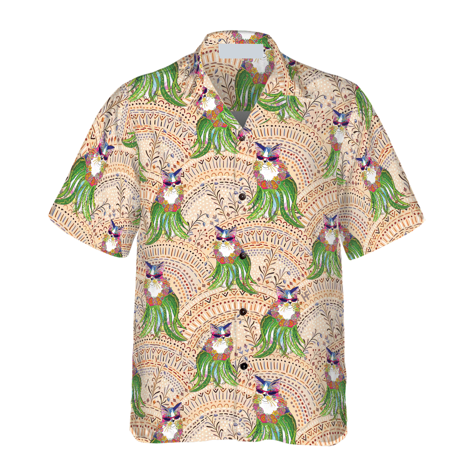 Cat Hula Hawaiian Shirt