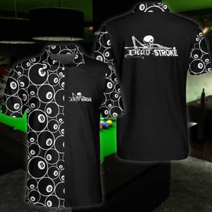 Billiard Dead Stroke Polo Shirt For Men