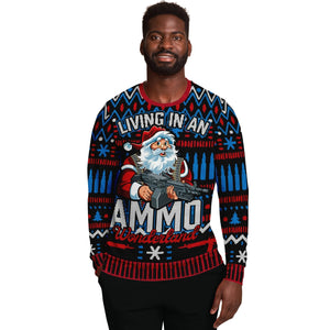 Living In An Ammo Wonderland Ugly Christmas Sweater