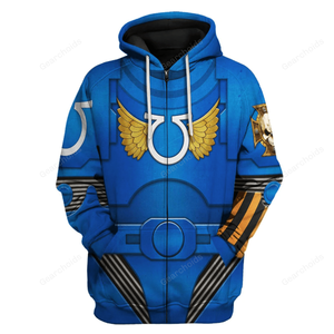 Warhammer Terminator Armor Ultramarines - Fandom Hoodie Sweatshirt Sweatpants WHHS141 HSQT4135