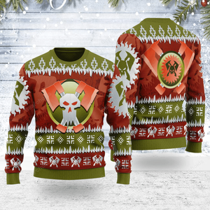 Warhammer Blood Axe Orks Iconic - Ugly Christmas Sweater