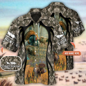 Hunting Turkey Hunting Cool - Gift For Hunting Lovers - Personalized Hawaiian Shirt