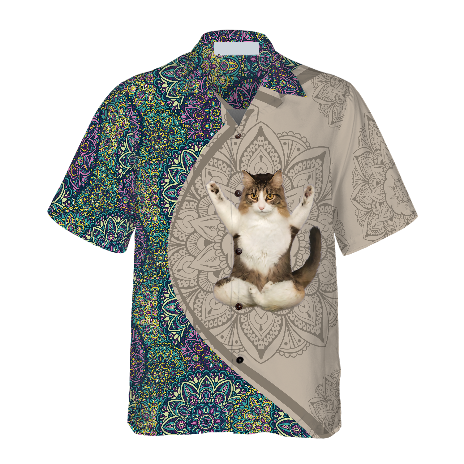 Cat Yoga Hawaiian Shirt