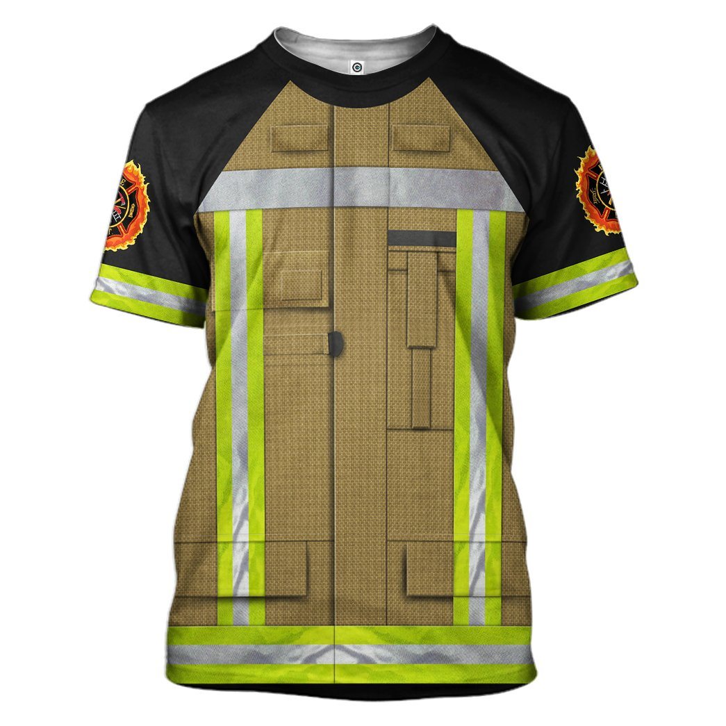 Personalized Firefighter Costume Cosplay - T-Shirt