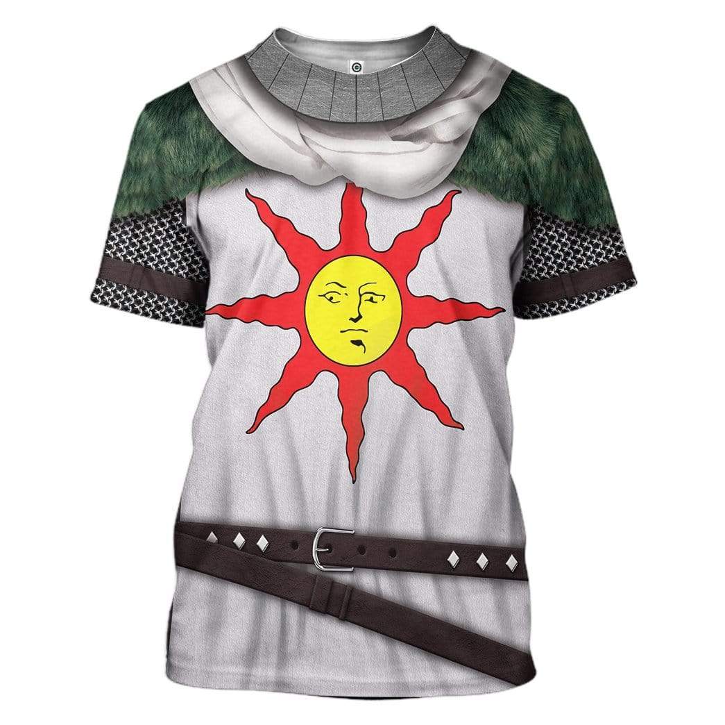 Dark Souls Solaire Of Astora Costume Cosplay T-Shirt 3D For Men & Women