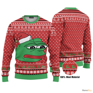 Pepe The Frog Ugly Sweater Best Gift For Christmas