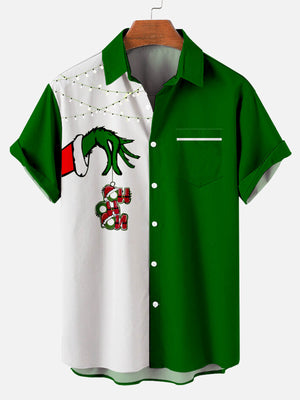 Christmas Monster Green - For Men And Women - Hawaiian Shirt