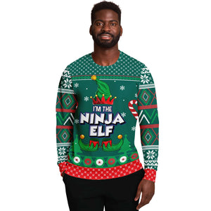 I Am The Ninja Elf Ugly Christmas Sweater