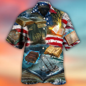 Book Independence Day - Gift For  Book Lover - Hawaiian Shirt