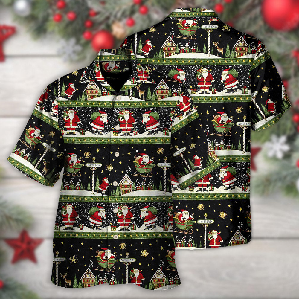 Christmas Santa Claus Big Night - Hawaiian Shirt